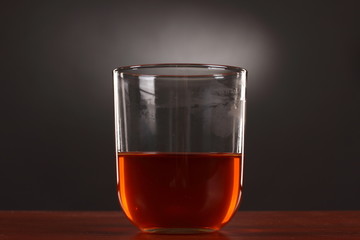 glass of alcohol