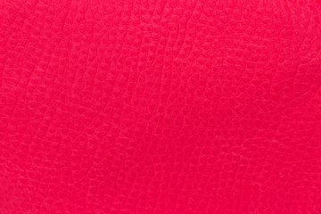 texture of bright red semi-leather