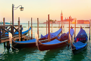 Obraz na płótnie Canvas Sonnenuntergang in Venedig