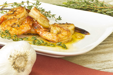 Portuguese Garlic Shrimp