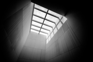 Skylight of art museum
