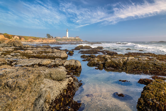 Pacific coast, California, Pigeon Point Lighthouse