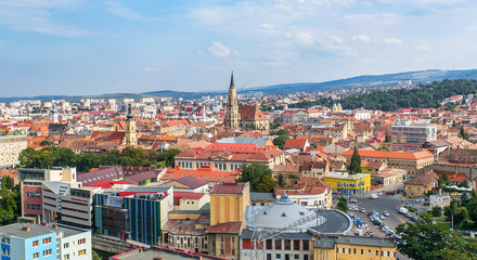 Cluj Napoca upperview