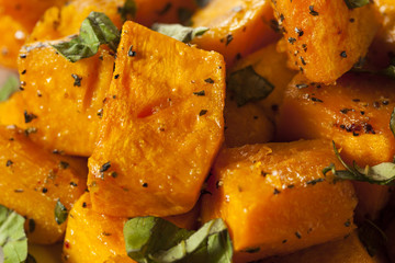 Organic Baked Butternut Squash