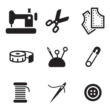 Tailor Shop Icons
