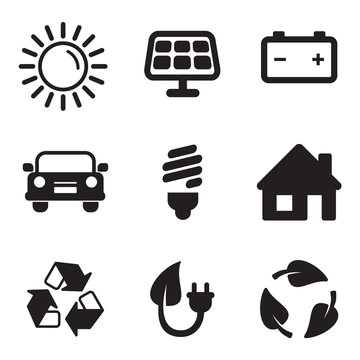 Solar Energy Icons