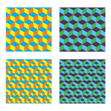 Seamless Cubes Patterns