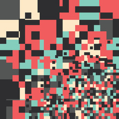 Abstract Pixel Vector Background