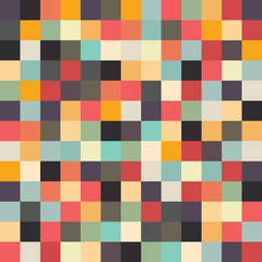 A retro style pixel art background