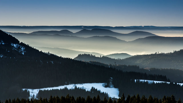 Fototapeta Morgenstimmung Schwarzwald