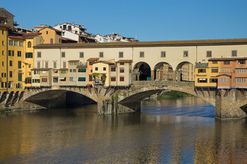 Fototapeta na wymiar Ponte Vecchio Bridge ( Florence, Italy)