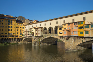 Fototapeta na wymiar Ponte Vecchio Bridge ( Florence, Italy)