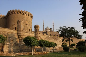 Fotobehang Ancient citadel. Cairo. Egypt. © merlin74