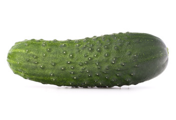 Cucumber vegetable  isolated on white background cutout