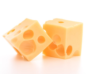cheese isolated on white background cutout