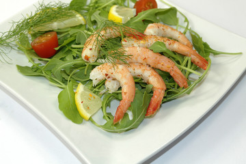 salade de crevettes