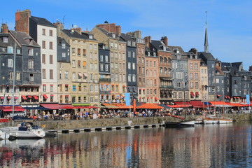 Vieux port d'Honfleur, France
