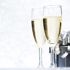 Champagne and gifts