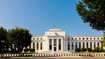 Federal Reserve Building, Washington DC, USA. - obrazy, fototapety, plakaty