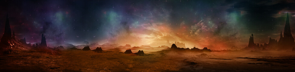 scifi landscape © lilith