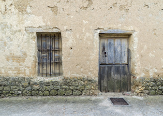 Fototapeta na wymiar Window and door