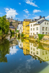 Typical Luxembourg cityscape