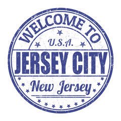 Welcome to Jersey City stamp