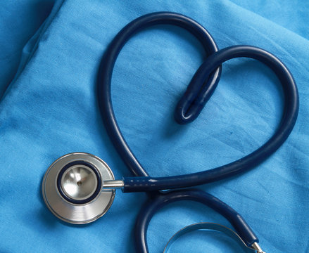 Doctor coat with stethoscope.