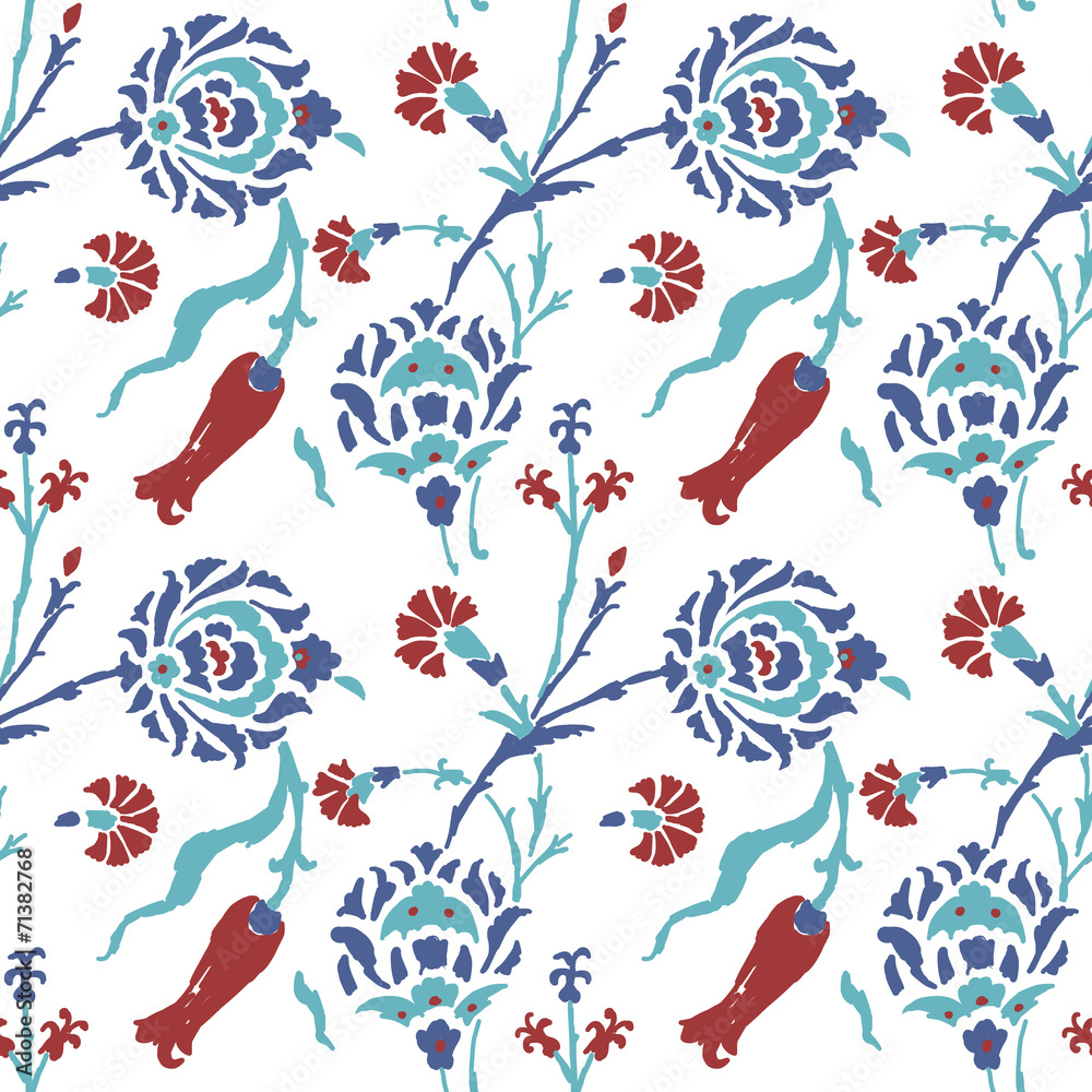 Poster abstract turkish pattern for your design