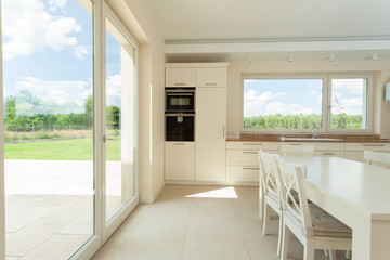 Big kitchen with terrace