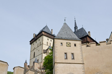 Fototapeta na wymiar Royal castle Karlstejn