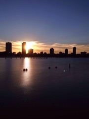 Obraz premium sunset north ave beach