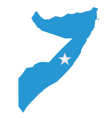 Fototapeta premium Flag of Federal Republic of Somalia