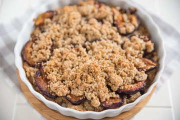 Pflaumen Crumble