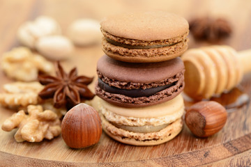 Macarons, Nüsse
