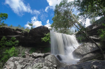 Waterfall from Phu Kradueng National Park, Thailand