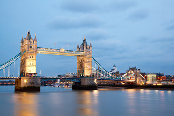 Fototapeta premium London Tower Bridge Twilight
