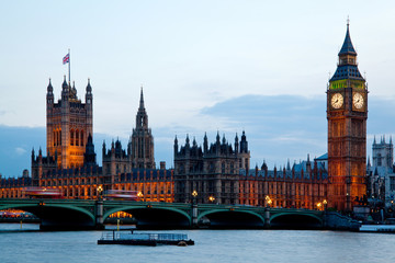 Fototapeta na wymiar Big Ben Westminster London England