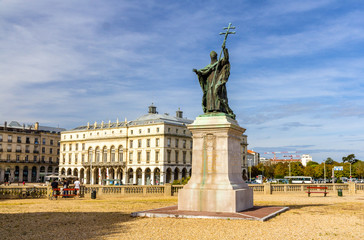 Statue of Charles Martial Lavigerie in Bayonne, France