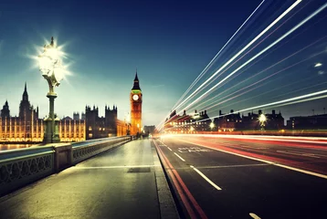 Fotobehang Big Ben from Westminster Bridge, London © Iakov Kalinin