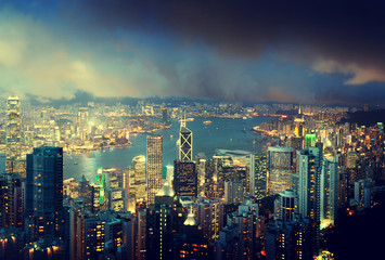 Hong Kong island from Victoria's Peak