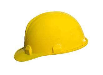 Plastic safety helmet