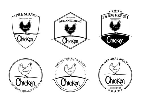 Vintage Chicken Labels