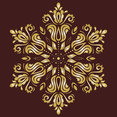 Orient Seamless Vector Pattern. Abstract Background