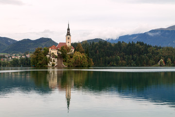 Obraz premium Amazing castle Bled lake