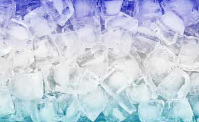 background with ice cubes