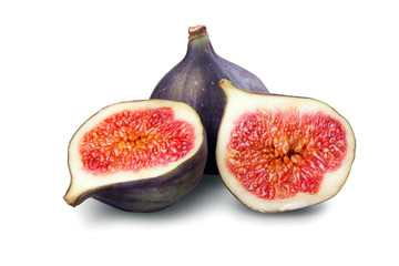 figs isolated on white background