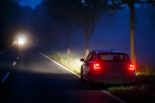 Verkehr im Herbst
