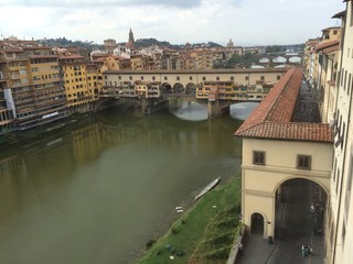 the view ob the golden bridge italy