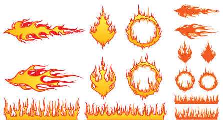 Set of Fire Elements